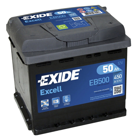 Batteria Exide Excell EB500 50Ah 12V