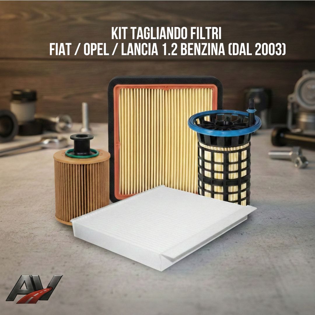 KIT TAGLIANDO FILTRI – FIAT / OPEL / LANCIA 1.2 BENZINA (DAL 2003)