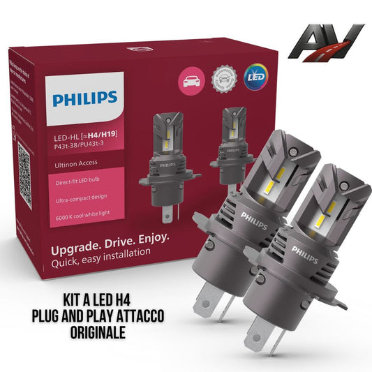 KIT LED H4 PHILIPS ULTINON ACCESS – PLUG & PLAY