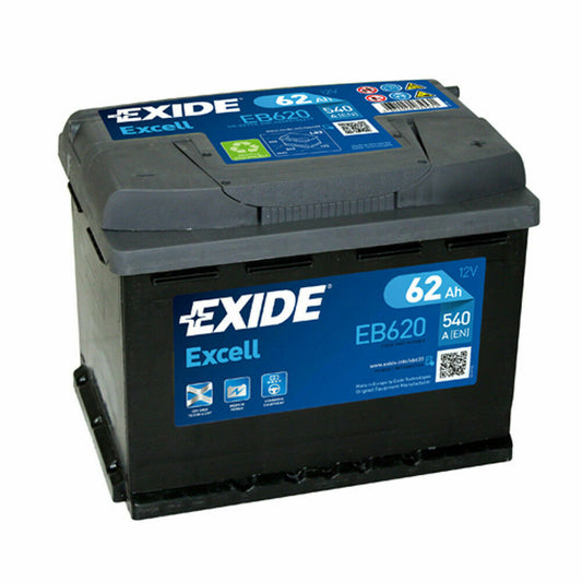 Batteria Exide Excell EB620 62Ah 12V