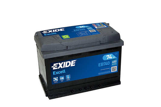 Batteria Exide Excell EB740 74Ah 12V