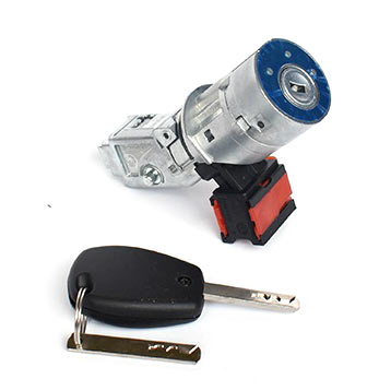 Blocchetto Avviamento con Chiave (4 PIN) per Renault Clio III, Modus, Dacia Logan, Sandero