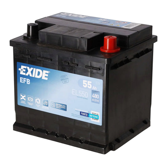 Batteria Exide EL550 EFB 55Ah 12V Start&Stop – 480A