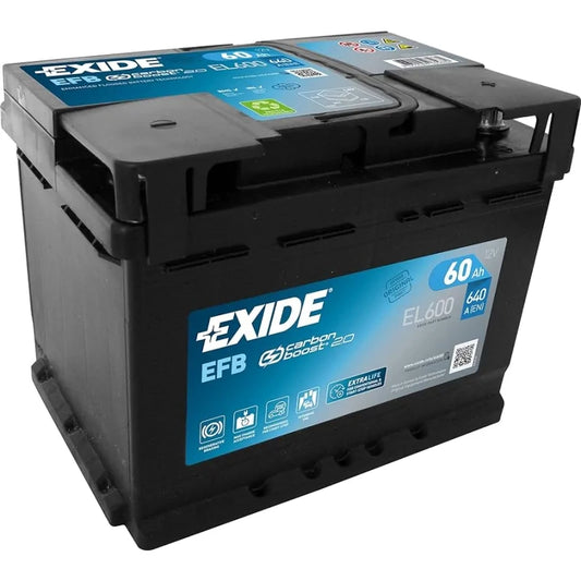 Batteria Exide EL600 EFB 60Ah 12V Start&Stop